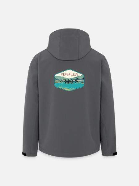 Palazzo di Versailles, il carro di Apollo, Francia - Giacca softshell uomo in poliestere riciclato di Stanley/Stella - nero