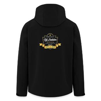 1974 50 ans Whisky Label Anniversaire anniversaire - Veste softshell homme en polyester recyclé Stanley/Stella - noir - Dos - AI Model Male 185 light (185cm)