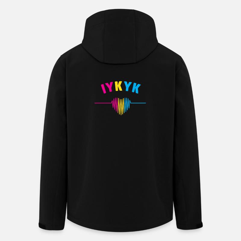 LGBT Pride Monat - IYKYK Pansexual - Recycelte Männer Softshell-Jacke von Stanley/Stella - Schwarz
