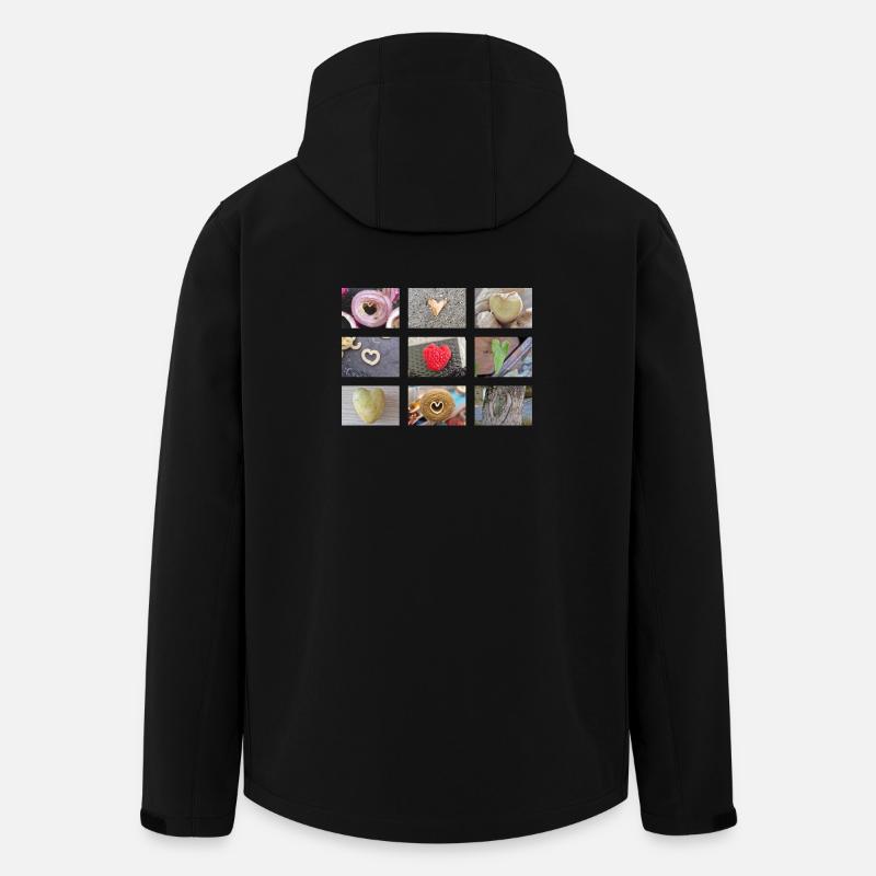 Love ist everywhere. - Recycelte Männer Softshell-Jacke von Stanley/Stella - Schwarz