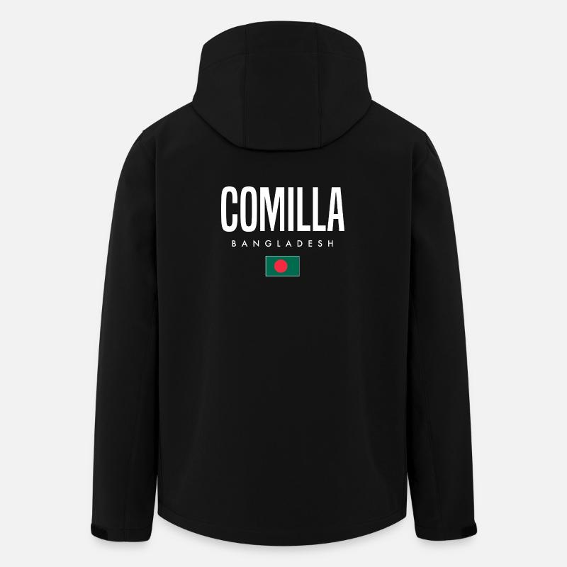 Comilla Bangladesh - Veste softshell homme en polyester recyclé Stanley/Stella - noir