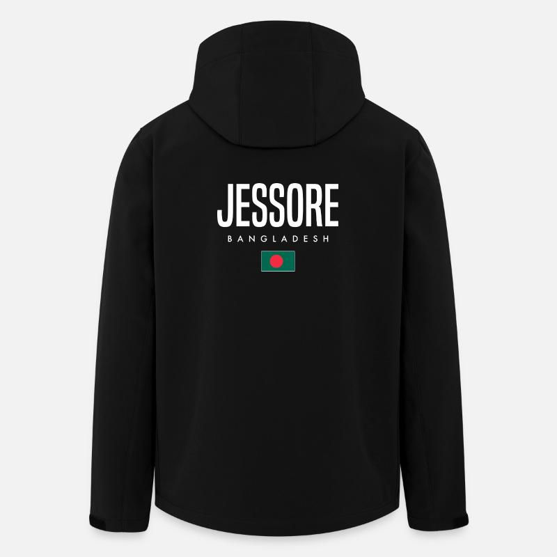 Jessore Bangladesch - Recycelte Männer Softshell-Jacke von Stanley/Stella - Schwarz