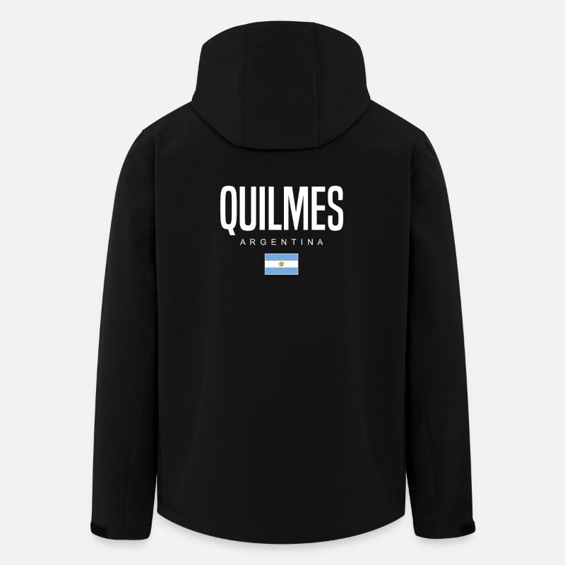 Quilmes Argentinien Argentinier - Recycelte Männer Softshell-Jacke von Stanley/Stella - Schwarz