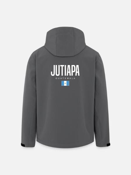 Jutiapa Guatemala Guatemalteken - Men’s Recycled Softshell Jacket by Stanley/Stella - black