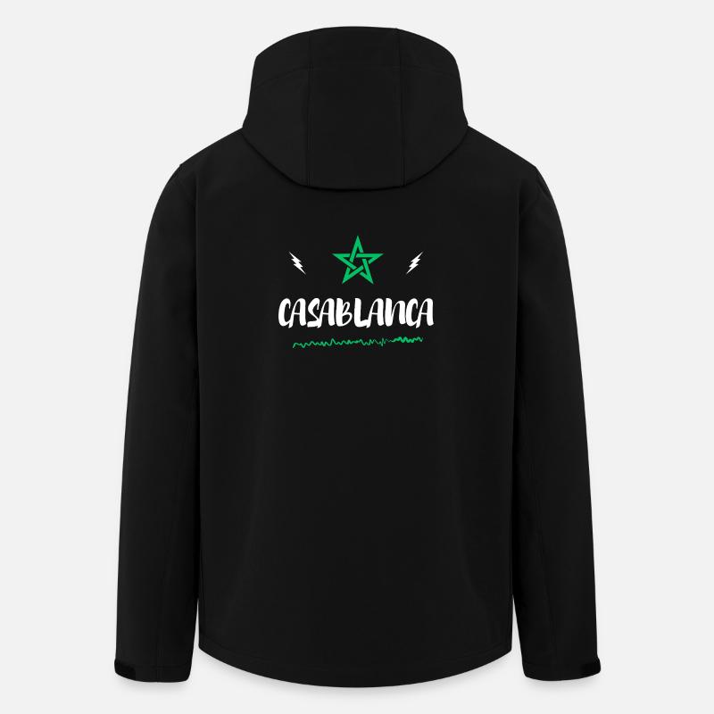 Casablanca Etoile Du Maroc - Veste softshell homme en polyester recyclé Stanley/Stella - noir