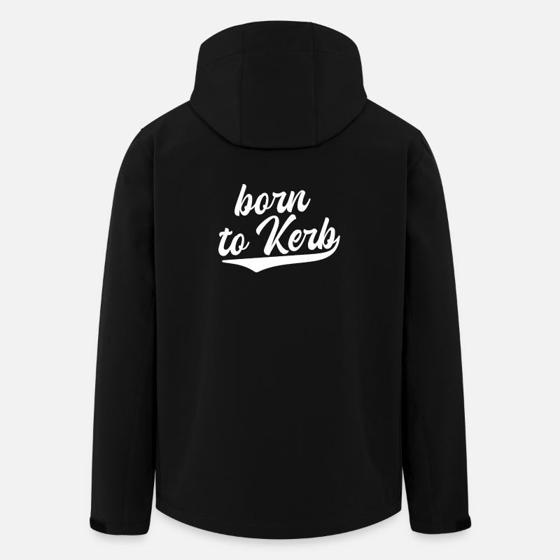 Born to Kerb / Kirchweih  - Recycelte Männer Softshell-Jacke von Stanley/Stella - Schwarz