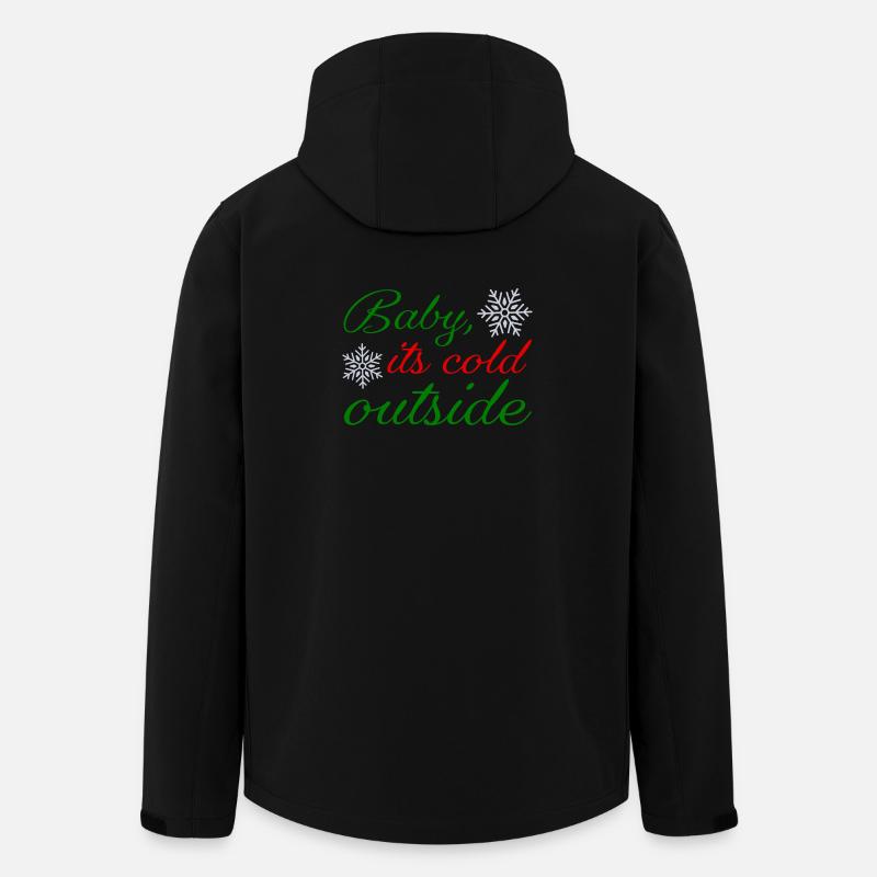 Bébé il fait froid dehors - Veste softshell homme en polyester recyclé Stanley/Stella - noir