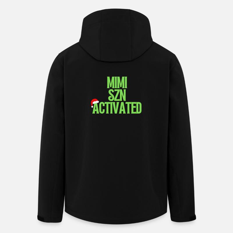 Mimi Szn Activated - Weihnachtsdesign - Recycelte Männer Softshell-Jacke von Stanley/Stella - Schwarz
