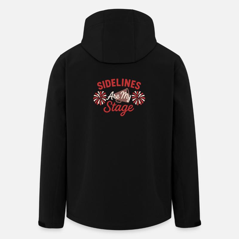 Cheer Mom Club Geschenk - Recycelte Männer Softshell-Jacke von Stanley/Stella - Schwarz