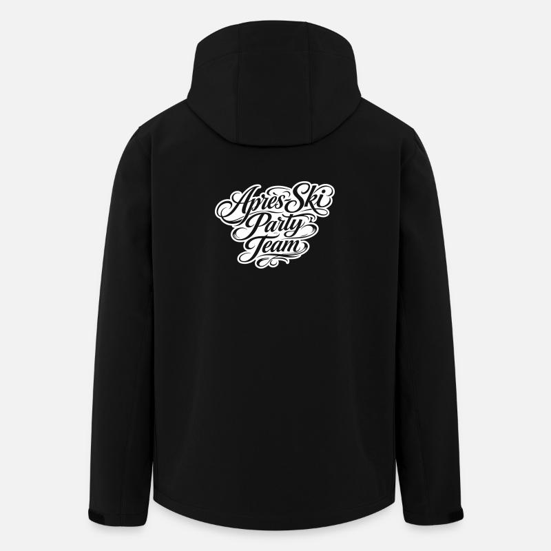 Après Ski Party Team - Men’s Recycled Softshell Jacket by Stanley/Stella - black