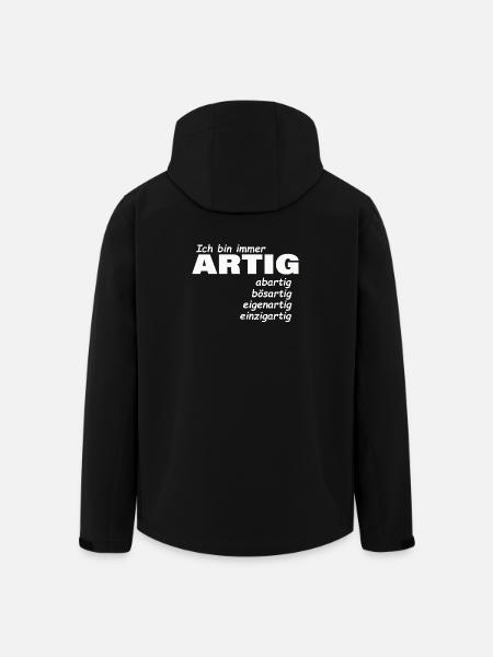good - Men’s Recycled Softshell Jacket by Stanley/Stella - black