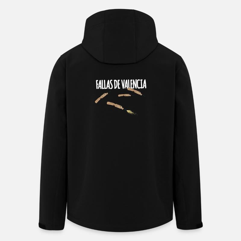 Fallas De Valencia Trueno - Veste softshell homme en polyester recyclé Stanley/Stella - noir