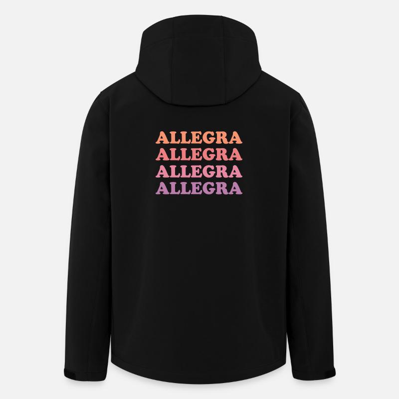 Allegra as a given name - Men’s Recycled Softshell Jacket by Stanley/Stella - black