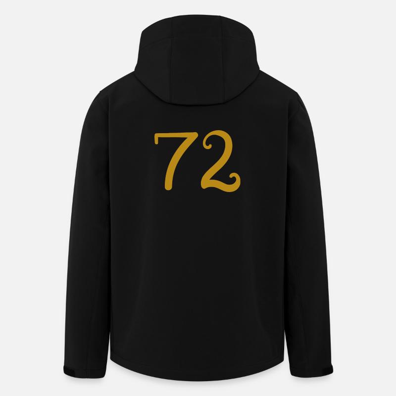72 - Men’s Recycled Softshell Jacket by Stanley/Stella - black