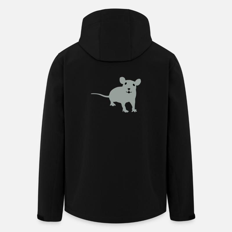 Ratte - Recycelte Männer Softshell-Jacke von Stanley/Stella - Schwarz