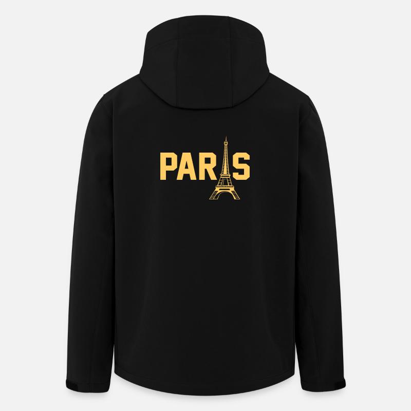 Paris - Men’s Recycled Softshell Jacket by Stanley/Stella - black