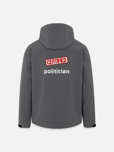 Politician - Men’s Recycled Softshell Jacket by Stanley/Stella - black