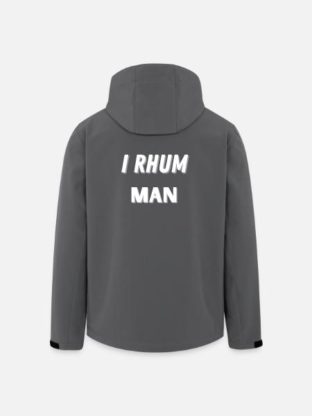 I Rhum Man - Veste softshell homme en polyester recyclé Stanley/Stella - noir