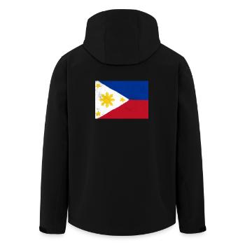 Le drapeau des Philippines – un symbole d’unité - Veste softshell homme en polyester recyclé Stanley/Stella - noir - Dos - AI Model Male 185 light (185cm)