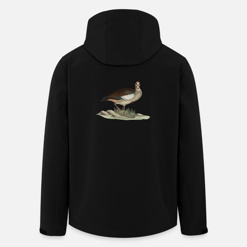 Style nature du canard terreux - Veste softshell homme en polyester recyclé Stanley/Stella - noir