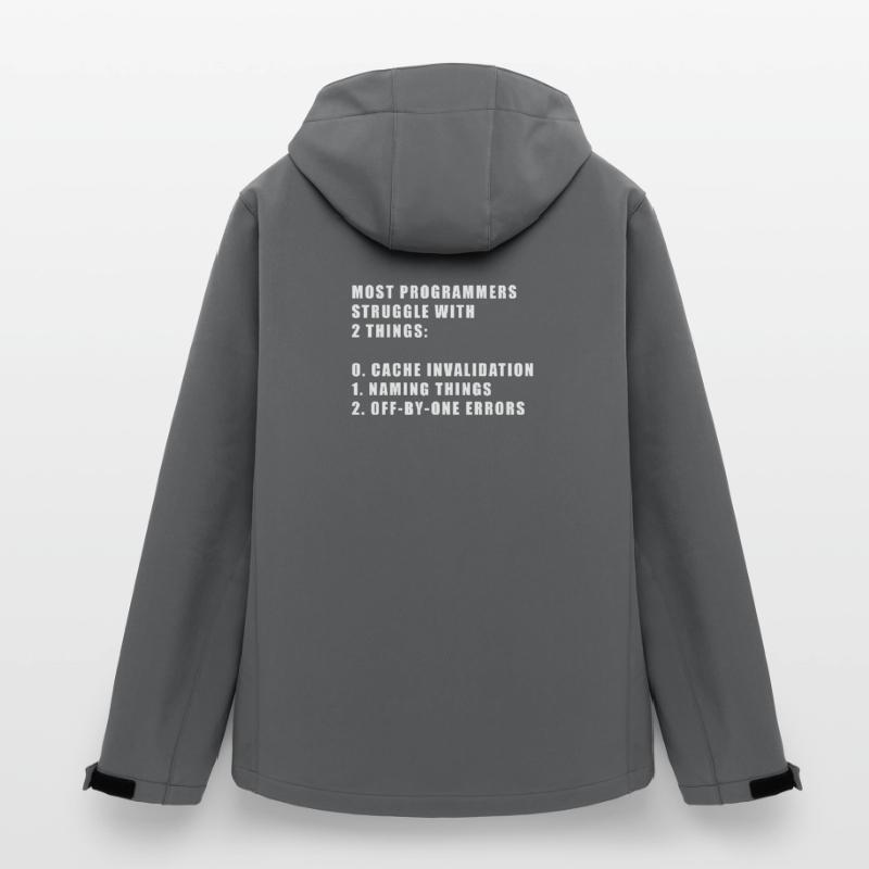 2 choses difficiles dans le programmeur informatique Veste softshell homme en polyester recyclé Discoverer Stanley/Stella