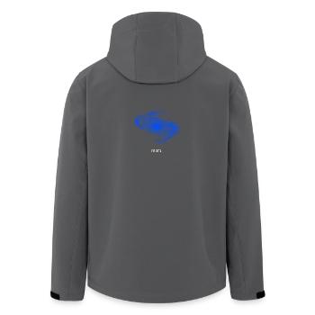 M81 - Bodes Galaxie - Recycelte Männer Softshell-Jacke von Stanley/Stella - Schwarz - Hinten - AI Model Male 185 light (185cm)