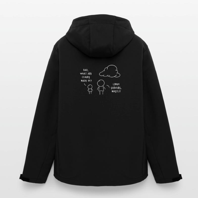 Linux Server Cloud Computing : Drôle de remarque Veste softshell homme en polyester recyclé Stanley/Stella