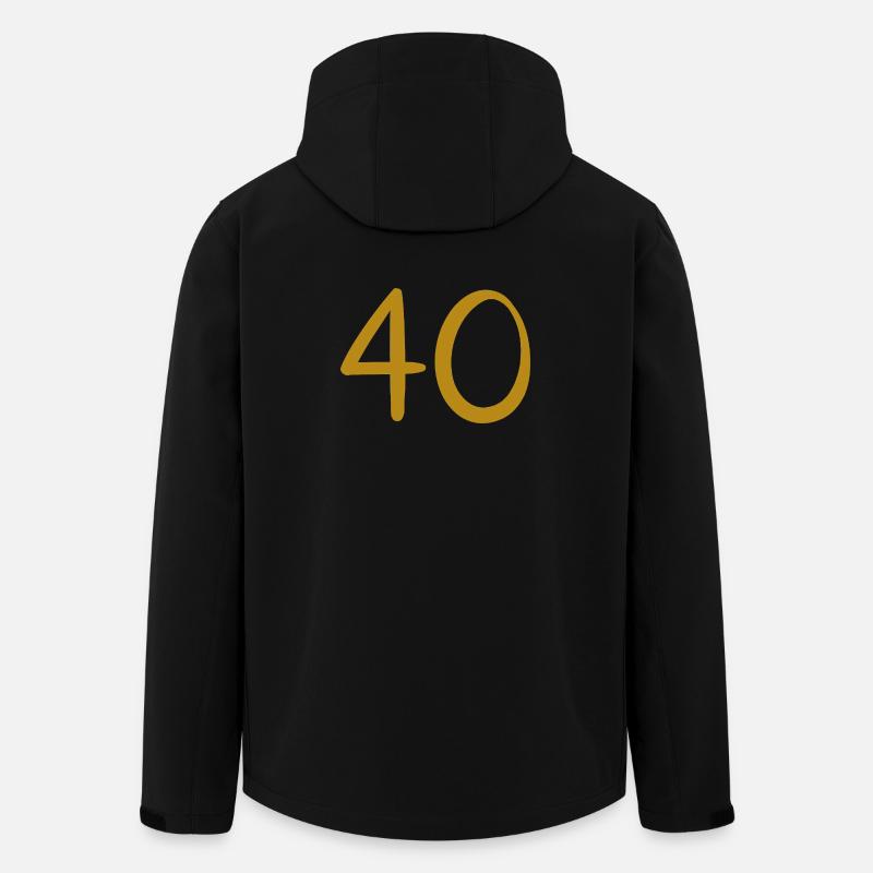 40 - Recycelte Männer Softshell-Jacke von Stanley/Stella - Schwarz