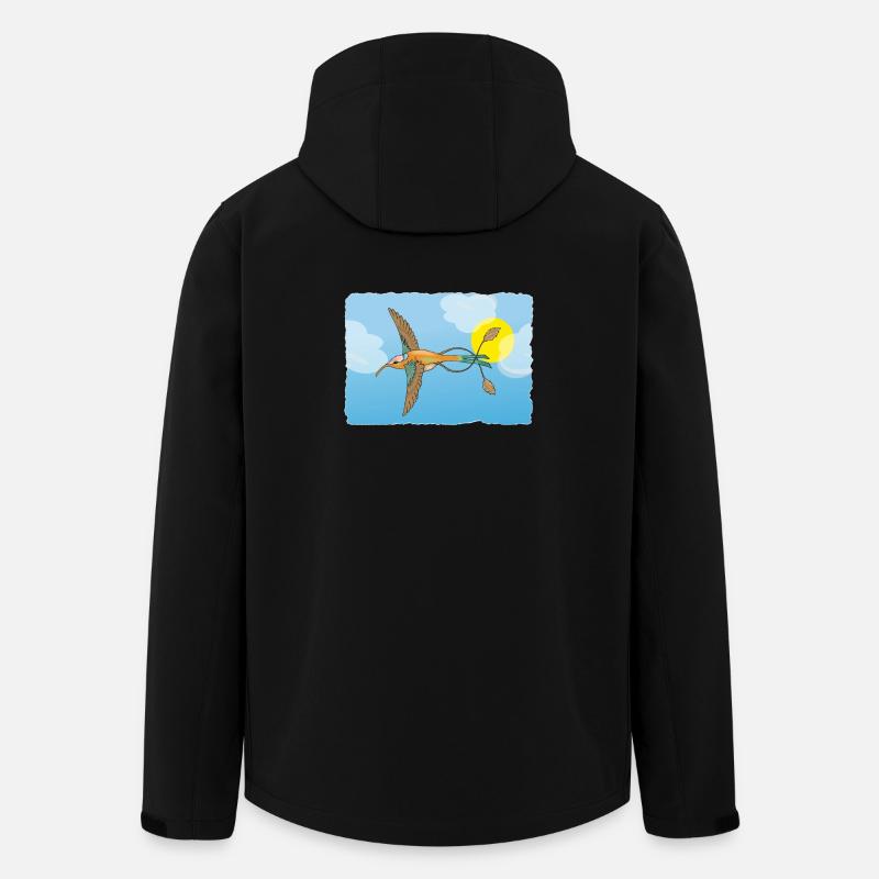 Der Kolibri - Recycelte Männer Softshell-Jacke von Stanley/Stella - Schwarz