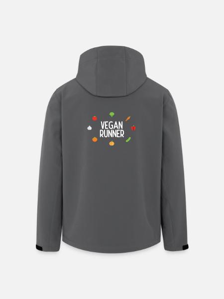 Vegan Runner - Men’s Recycled Softshell Jacket by Stanley/Stella - black