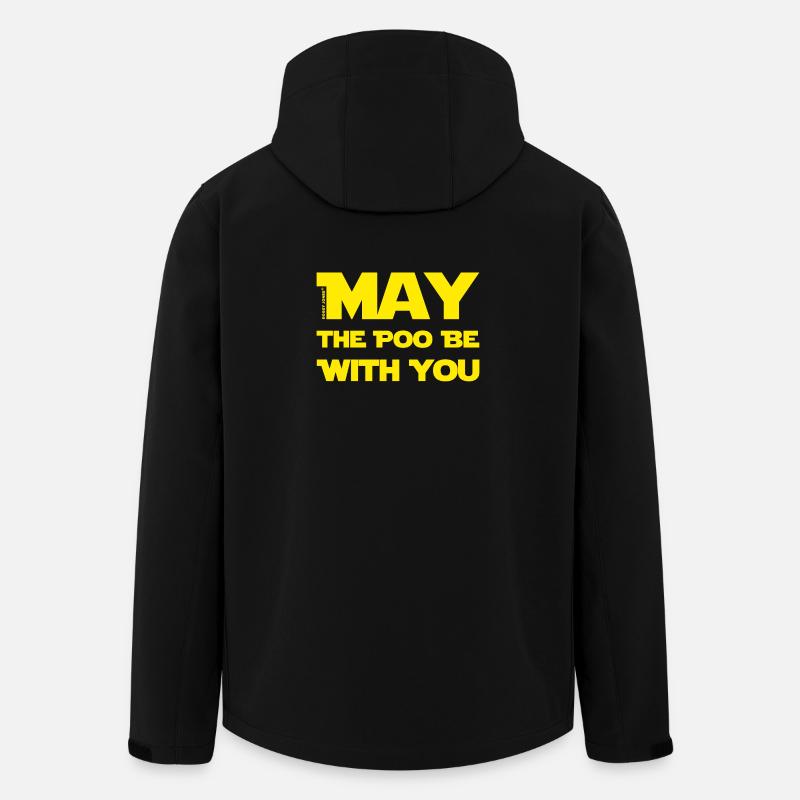 May the Poo.. - Men’s Recycled Softshell Jacket by Stanley/Stella - black
