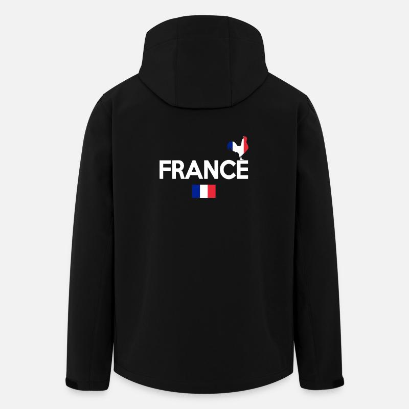 FRANKREICH - Recycelte Männer Softshell-Jacke von Stanley/Stella - Schwarz