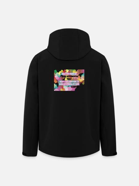 Who am I? LGBTQ+? - Men’s Recycled Softshell Jacket by Stanley/Stella - black