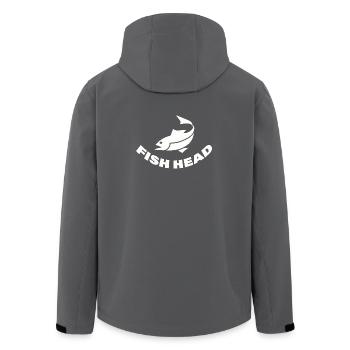 TÊTE DE POISSON - Veste softshell homme en polyester recyclé Stanley/Stella - charbon - Dos - AI Model Male 185 light (185cm)