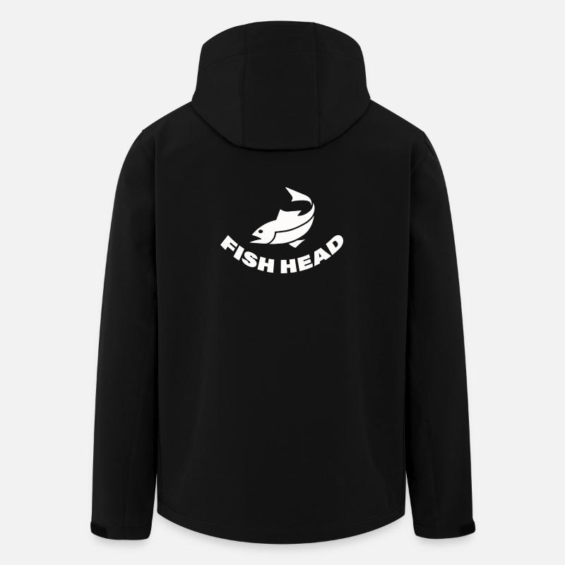 FISH HEAD - Recycelte Männer Softshell-Jacke von Stanley/Stella - Schwarz