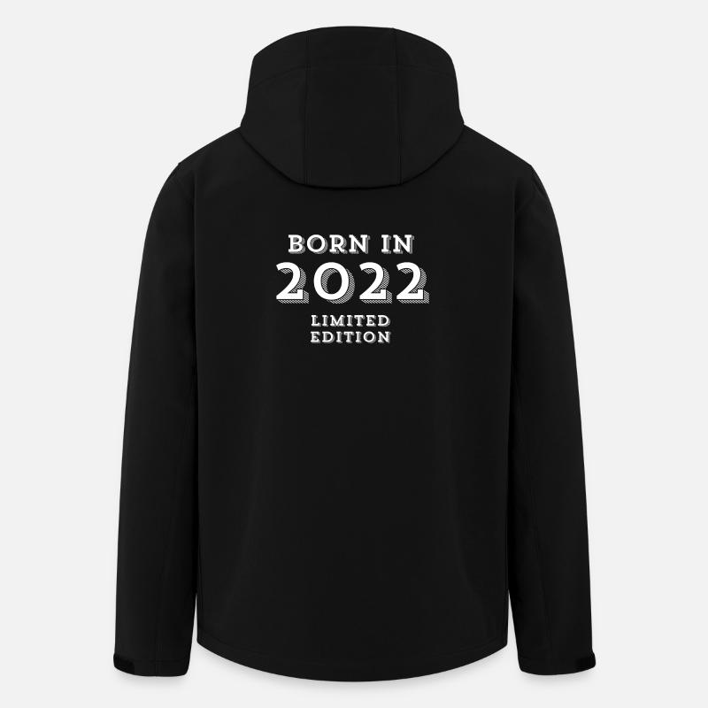 2022, année de naissance, j'ai 2 ans - Veste softshell homme en polyester recyclé Stanley/Stella - noir