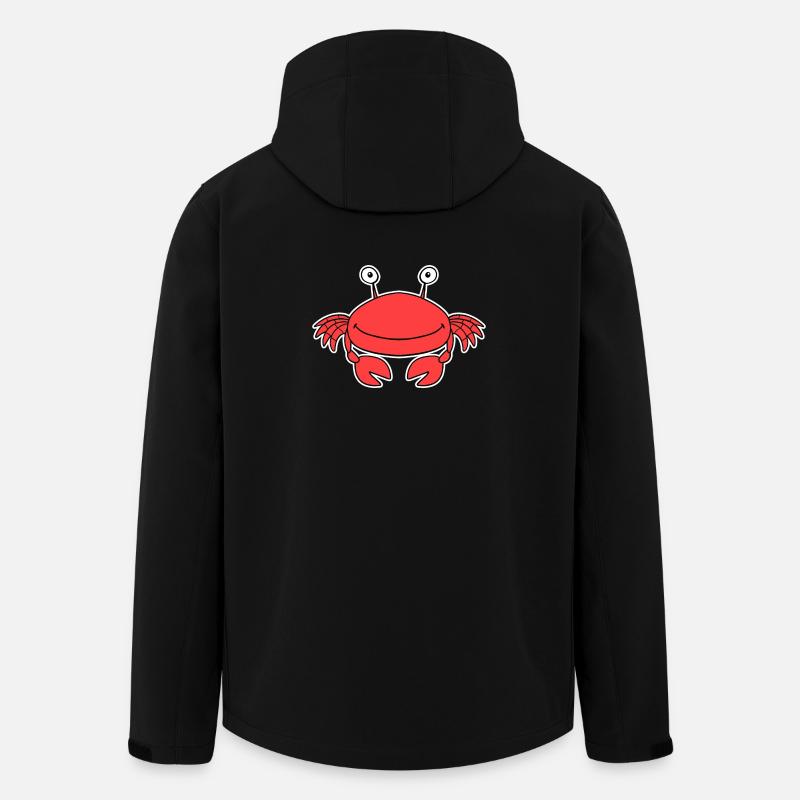 Crab Crab - Men’s Recycled Softshell Jacket by Stanley/Stella - black