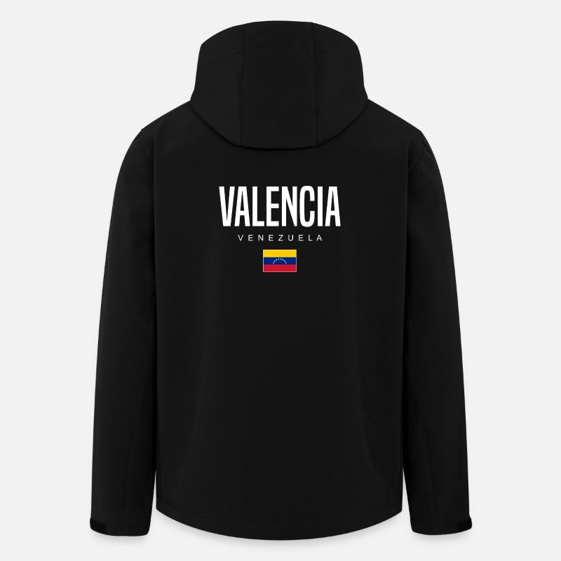 Valencia Venezuela - Recycelte Männer Softshell-Jacke von Stanley/Stella - Schwarz