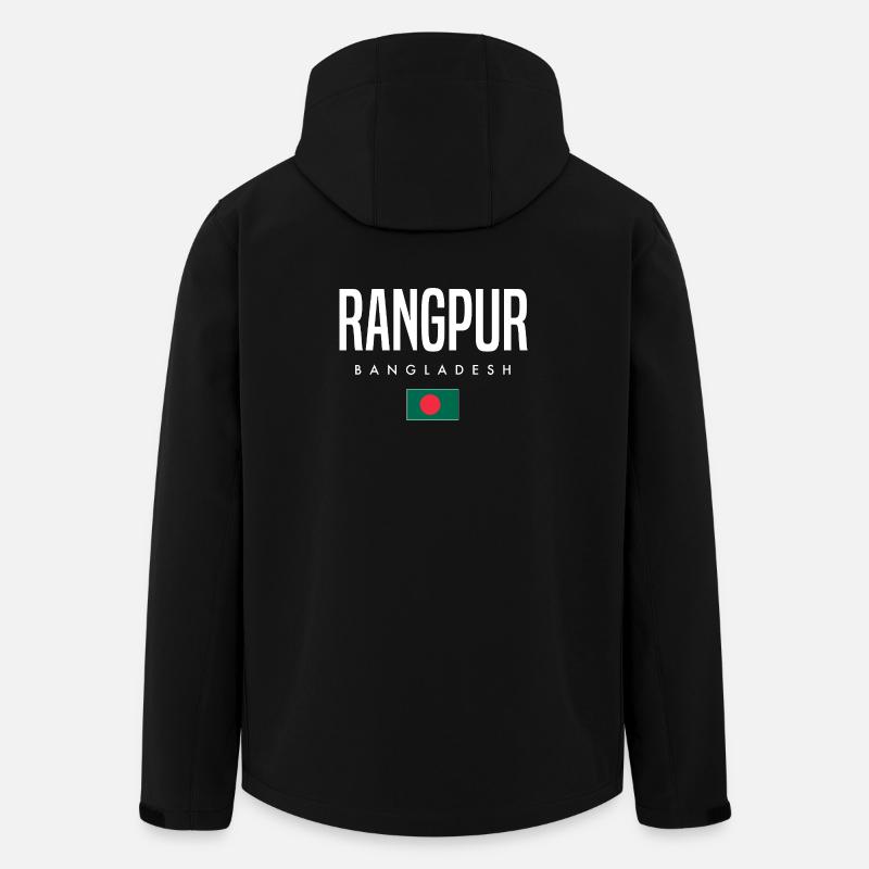 Rangpur Bangladesch - Recycelte Männer Softshell-Jacke von Stanley/Stella - Schwarz