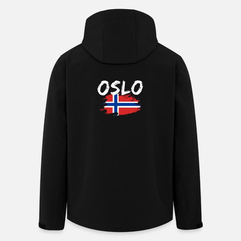 Oslo, Norway - Men’s Recycled Softshell Jacket by Stanley/Stella - black