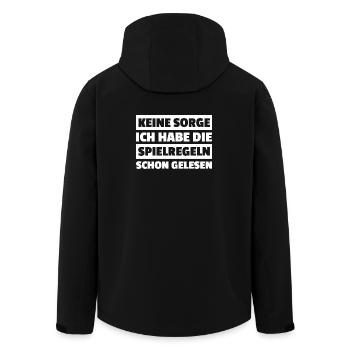 Règles du jeu Lire Jeu de société Jeu de société - Veste softshell homme en polyester recyclé Stanley/Stella - noir - Dos - AI Model Male 185 light (185cm)