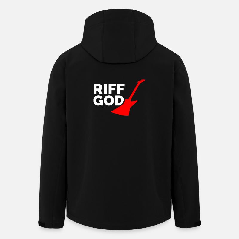 Riff God - Veste softshell homme en polyester recyclé Stanley/Stella - noir