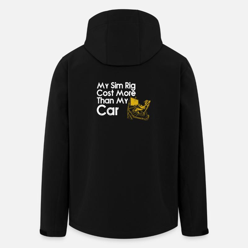 Sim-Rig kostete mehr als mein Auto - Recycelte Männer Softshell-Jacke von Stanley/Stella - Schwarz