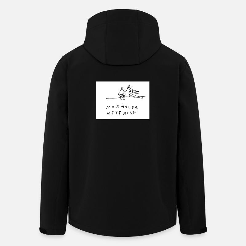 normaler_Mittwoch - Veste softshell homme en polyester recyclé Stanley/Stella - noir