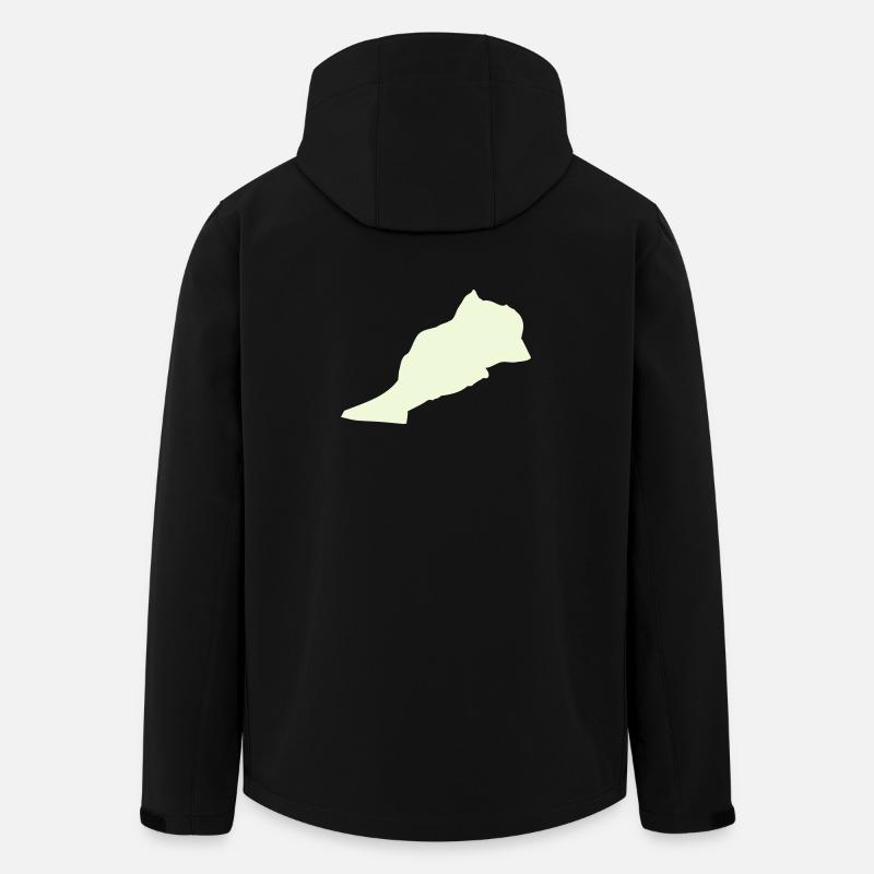 Marokko Morocco - Recycelte Männer Softshell-Jacke von Stanley/Stella - Schwarz