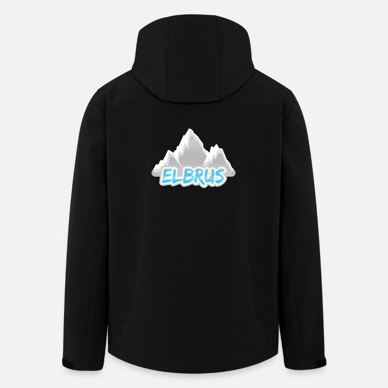 Gift for Elbrus - Men’s Recycled Softshell Jacket by Stanley/Stella - black