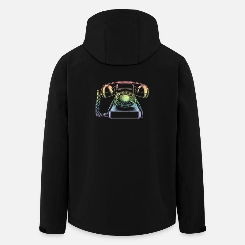 téléphone - Veste softshell homme en polyester recyclé Stanley/Stella - noir