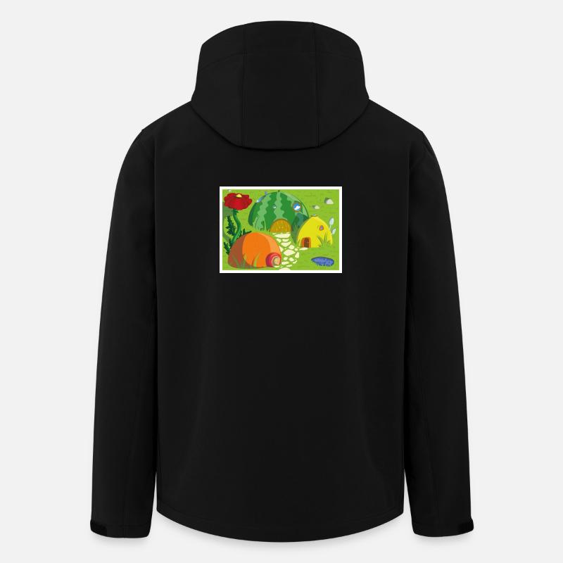 Obstdorf - Recycelte Männer Softshell-Jacke von Stanley/Stella - Schwarz
