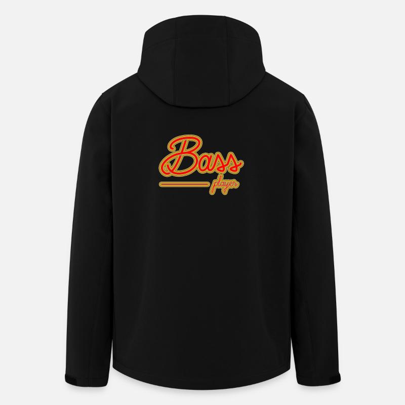 Bass Player - Recycelte Männer Softshell-Jacke von Stanley/Stella - Schwarz