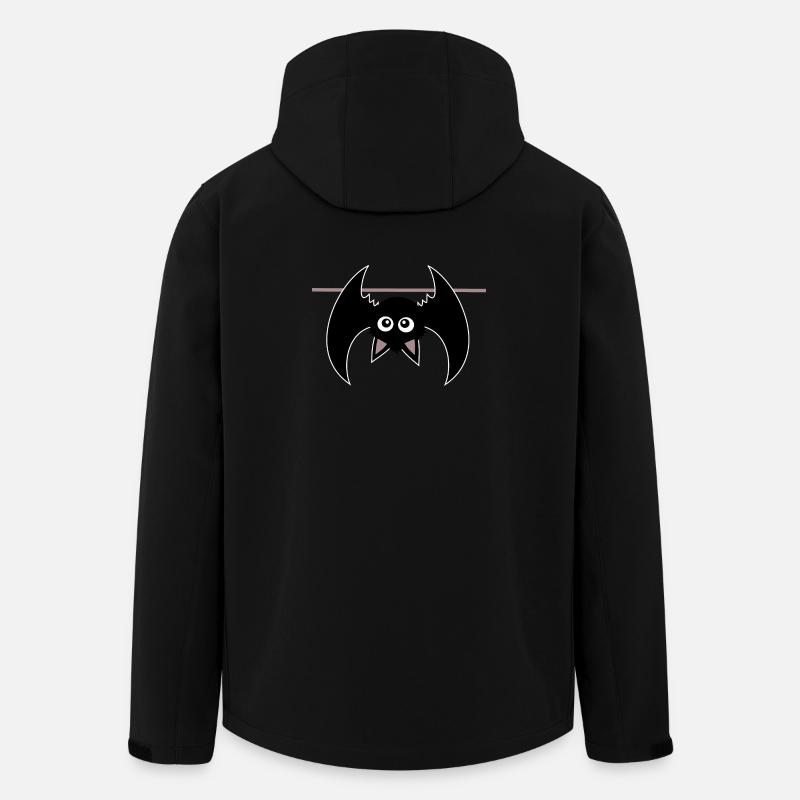 Halloween Fledermaus - Recycelte Männer Softshell-Jacke von Stanley/Stella - Schwarz